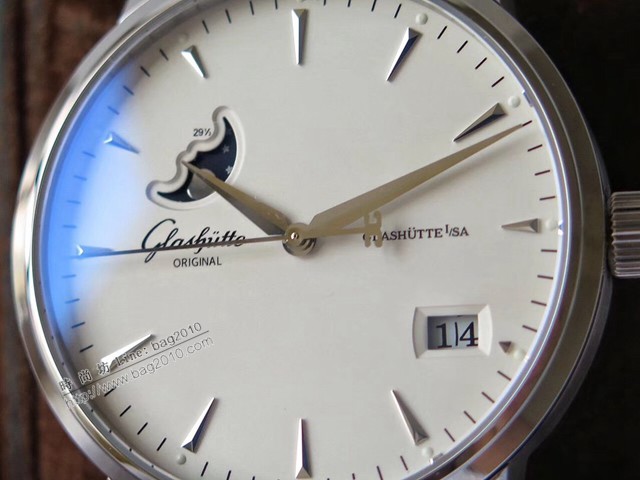 格拉蘇蒂原創議員大日曆月相腕表 Glashütte Original男士腕表  gjs1742